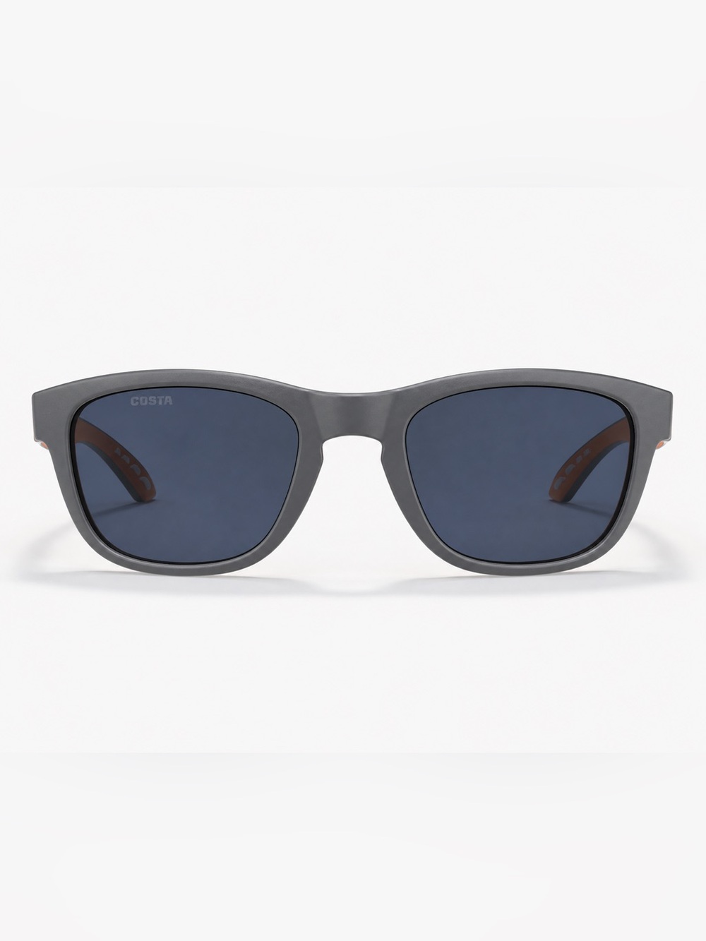 Costa Polarized Sunglasses Matte Gray Sport Fishing Boating UV Protection